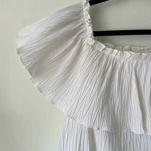 Women’s White Zara Baby Doll Dress, Medium